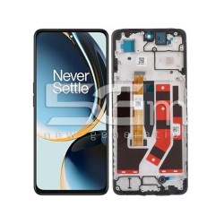 Display Touch + Frame Black OnePlus Nord CE 3 Lite 5G (Pulled)