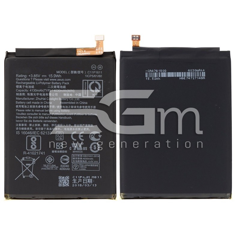 Battery C11P1611 4130 mAh Asus ZenFone 3 Max ZC520TL No Logo