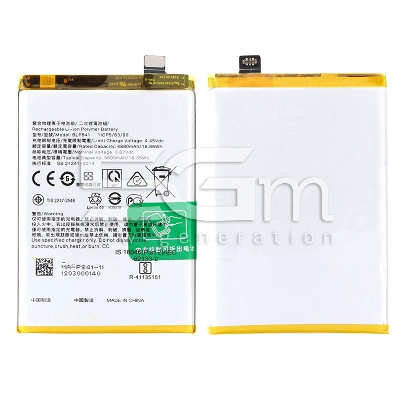 Battery BLP841 5000mAh Realme 8 4G No Logo