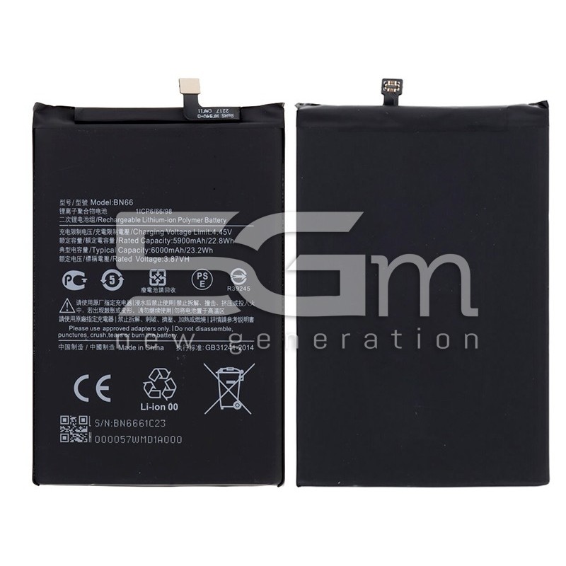 Battery BN66 6000mAh Xiaomi Poco C40 No Logo