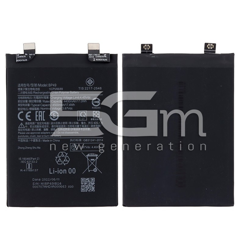 Battery BP49 4500mAh Xiaomi Poco F4 No Logo