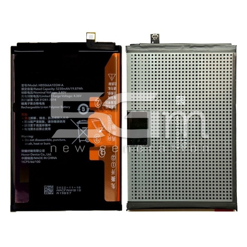 Battery HB5066A1EGW 5230mAh Honor X7a No Logo