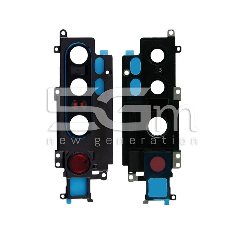 Vetrino Fotocamera + Frame Blu Xiaomi Mi Note 10 - 10 Pro