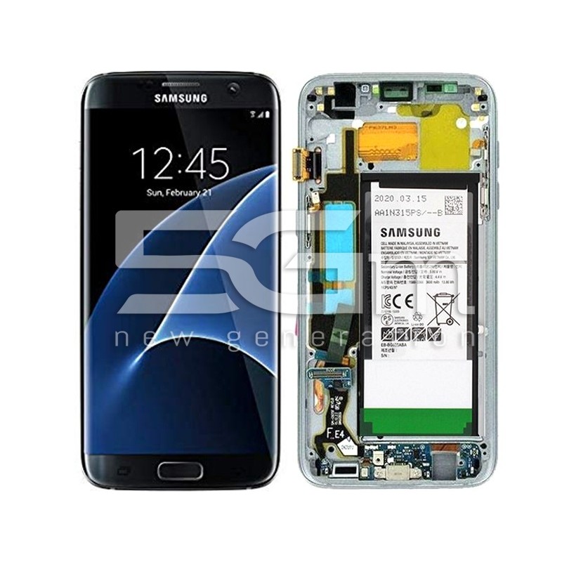 Display Touch + Frame Nero Samsung SM- G935 S7 Edge Ori