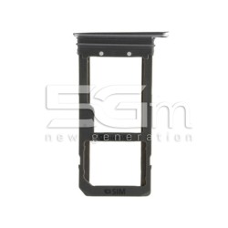 Supporto Sim Card/SD Card Nero Samsung SM-G935 S7 Edge