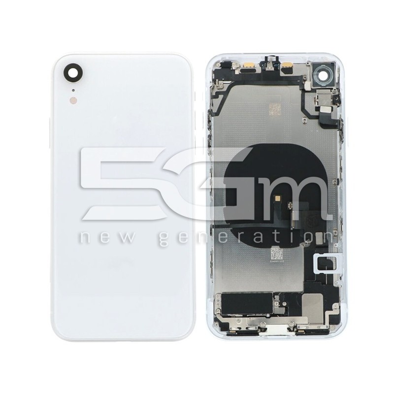 Back Cover Full Parts White iPhone XR No Logo