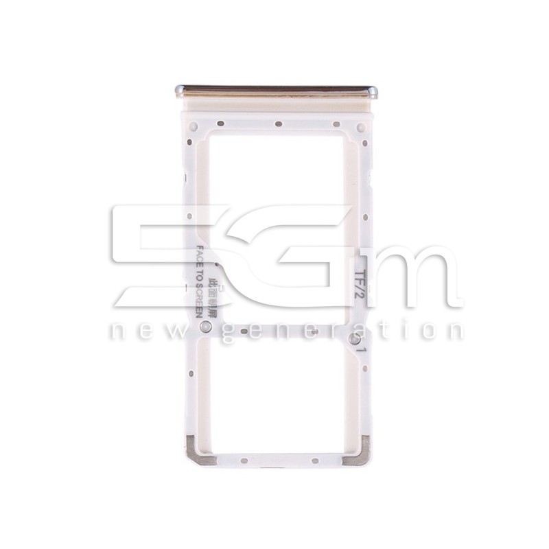 Bandeja Dual Sim + Micro SD Prateado Xiaomi Redmi Note 8 Pro