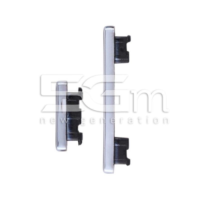 Power Button + Volume Silver Xiaomi Redmi Note 8 Pro