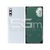 Retro Cover Aura White + Vetrino Camera Samsung SM-N970 Note 10 No Logo