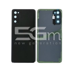 Rear Cover Black + Camera Lens Samsung SM-G980 S20 No Logo