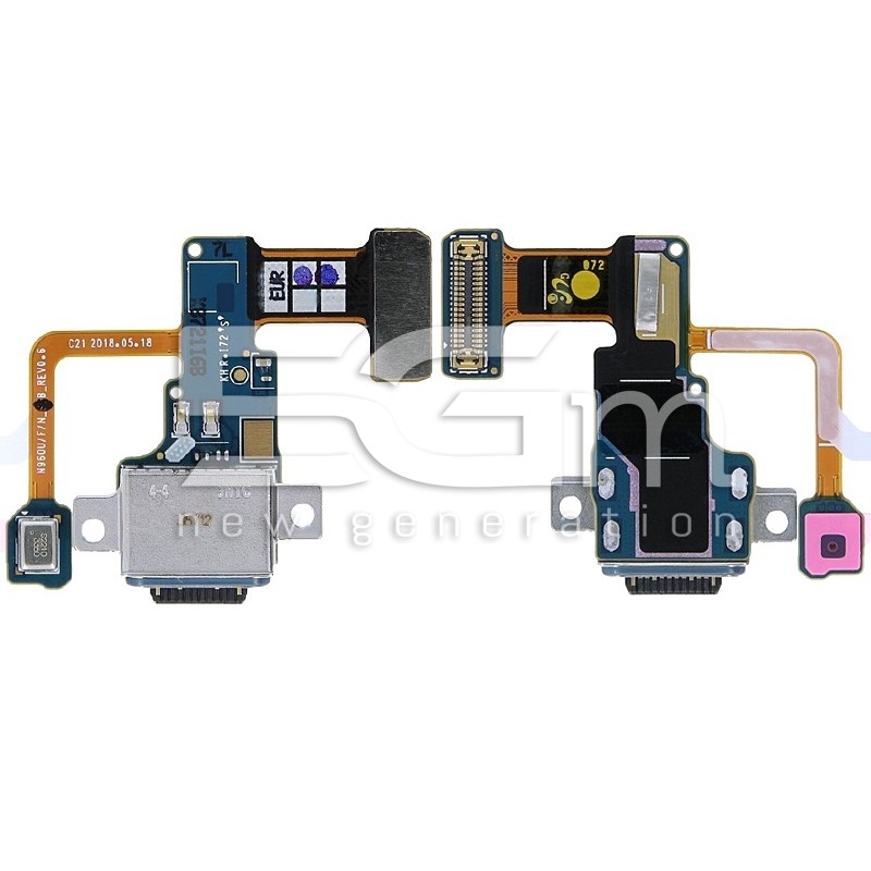 Charging Connector Flex Cable Samsung SM-N960F Note 9 Ori