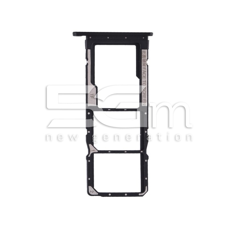 Sim Card + Micro SD Tray Black Xiaomi Redmi 7A