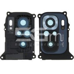 Vetrino Camera Posteriore + Frame Nero Xiaomi Redmi Note 10s