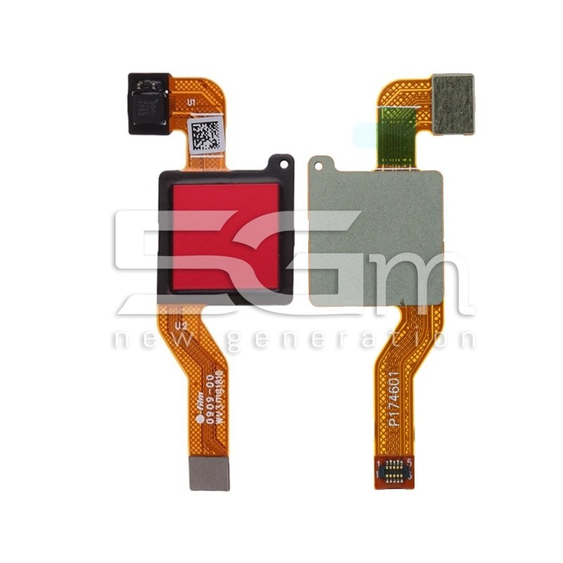 Home Button Fingerprint Red Xiaomi Redmi Note 5