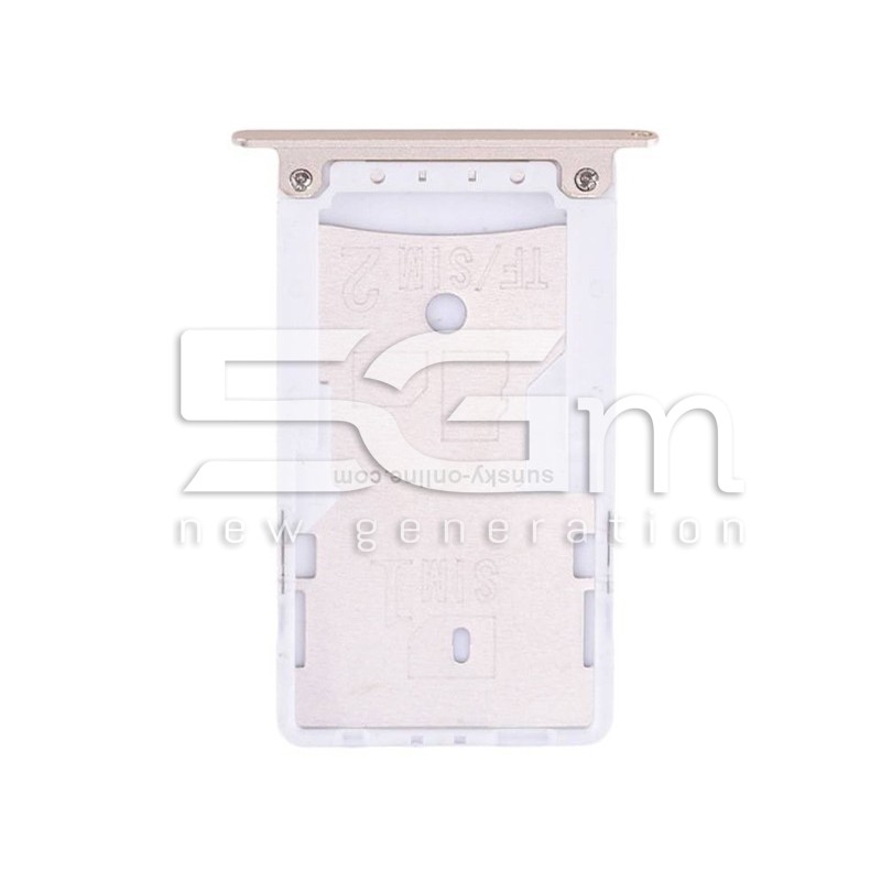 Dual Sim + Micro SD Card Tray Gold Xiaomi Redmi Note 4X