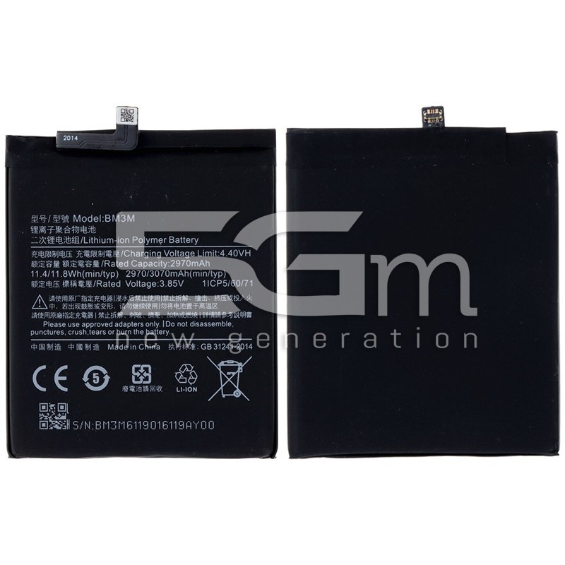 Batteria BM3M 2970 mAh Xiaomi Mi9 SE No Logo