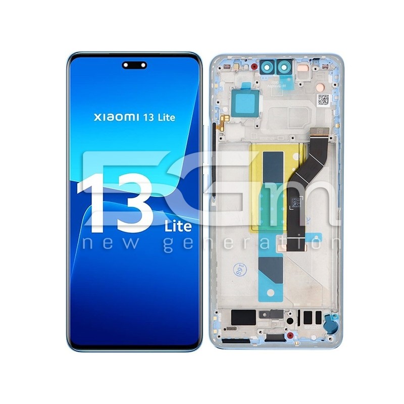 Display Touch + Frame Blu Xiaomi 13 Lite (PULLED)