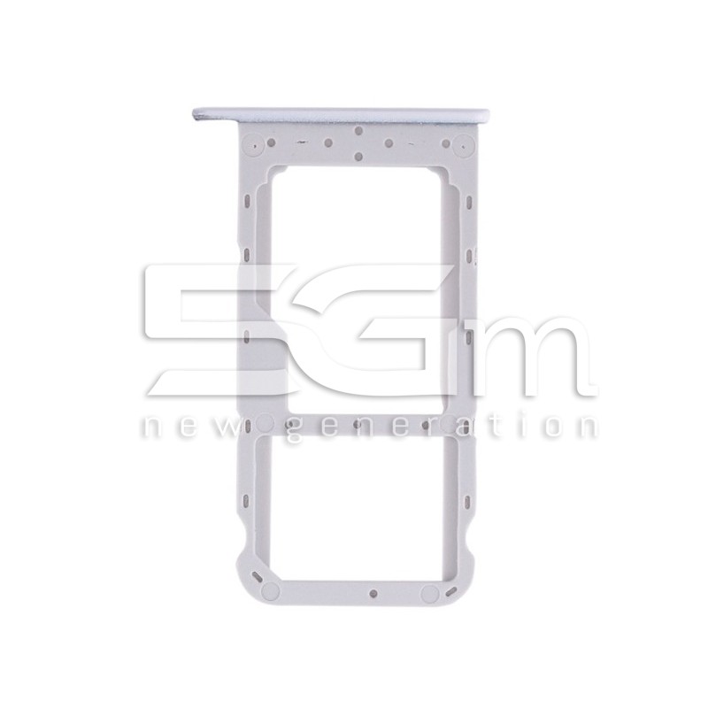 Supporto Sim Card + Micro SD Bianco Honor 9 Lite