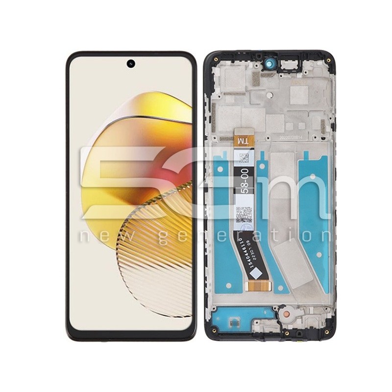 Display Touch + Frame Black Moto G73 5G (PULLED)