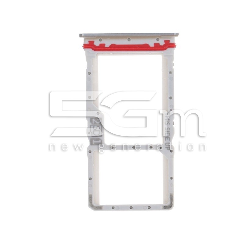 Dual Sim Card Tray Lucent White Moto G73 5G
