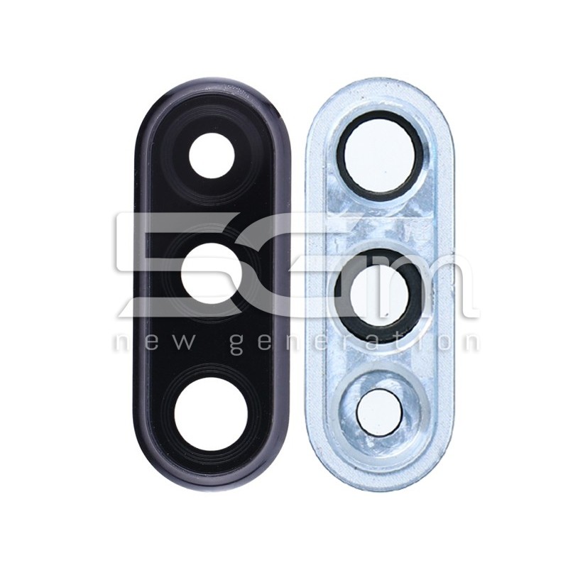 Rear Camera Lens 48MP + Frame Black Huawei P30 Lite