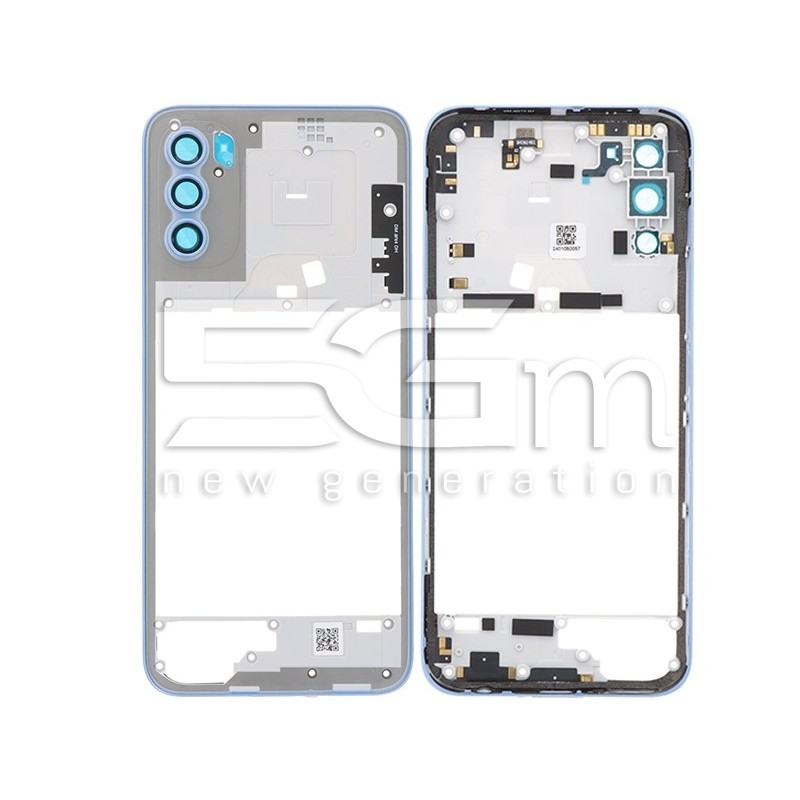 Middle Frame Arctic Blue Moto G71 5G