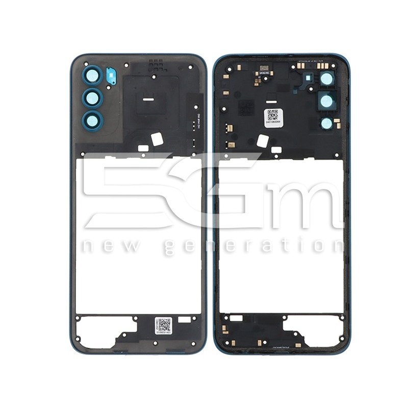Middle Frame Neptune Green Moto G71 5G