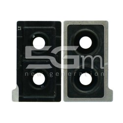 Rear Camera Lens + Frame Black Huawei Mate 10