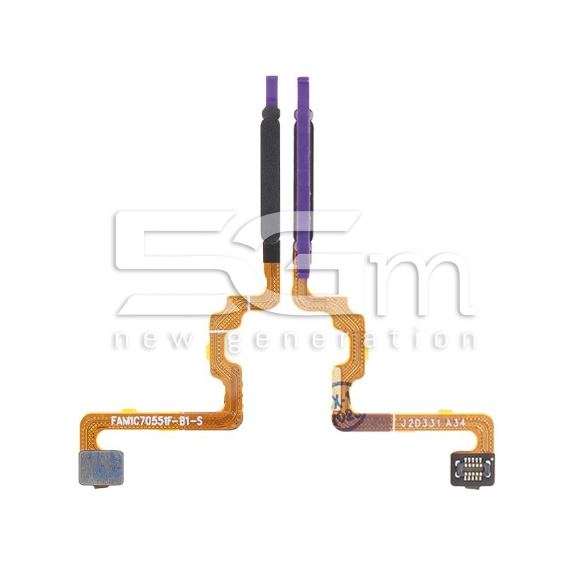 Fingerprint Flex Cable Midnight Black Xiaomi Redmi 12 4G