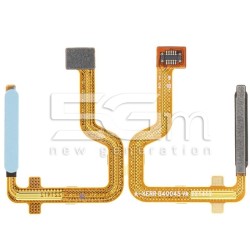 Fingerprint Flex Cable Frosted Blue Moto G62 5G