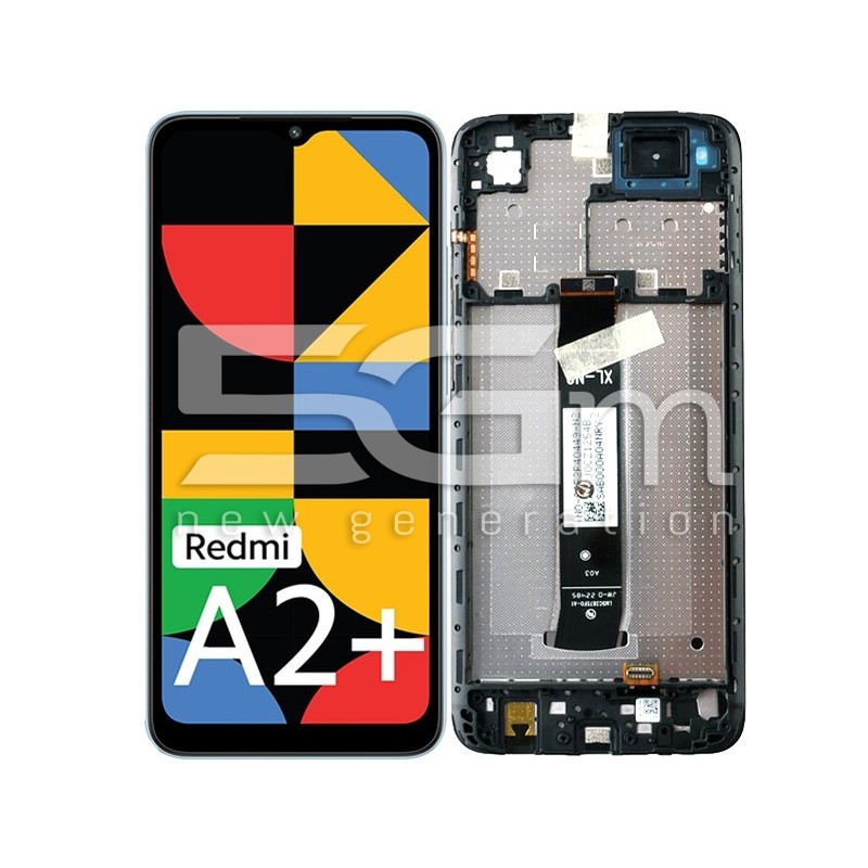 Display Touch + Frame Black Xiaomi Redmi A2 - A2+ Ori