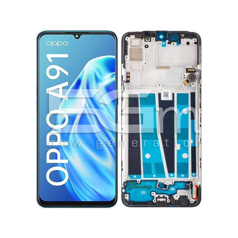 Display Touch + Frame Nero OPPO A91 Ori