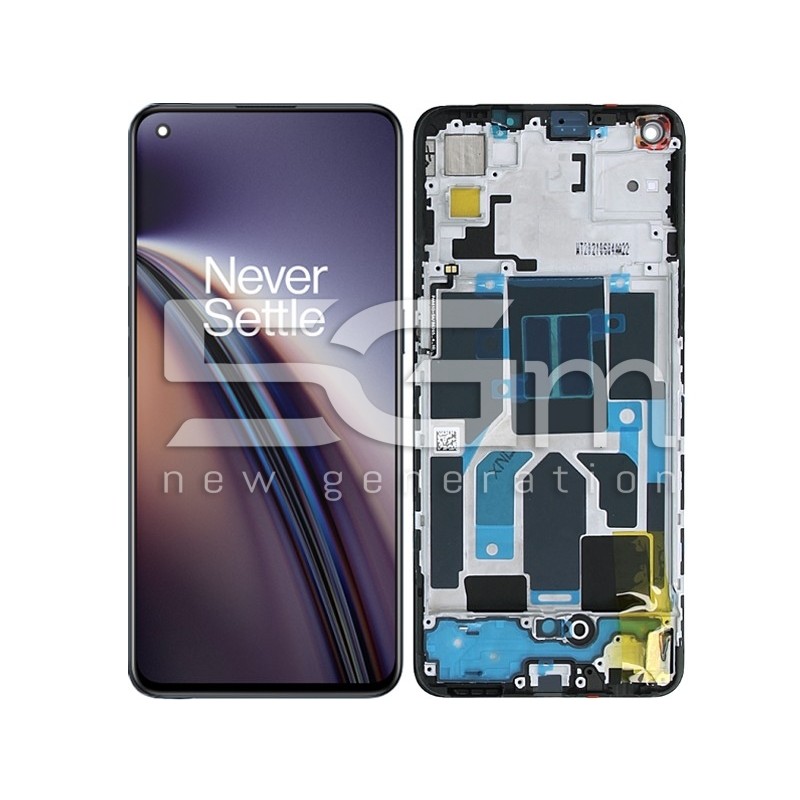Display Touch + Frame Charkoal Ink OnePlus Nord CE 5G Ori