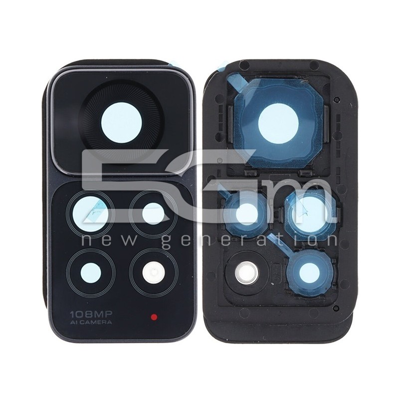 Rear Camera Lens + Frame Black Xiaomi Redmi Note 11 Pro 4G
