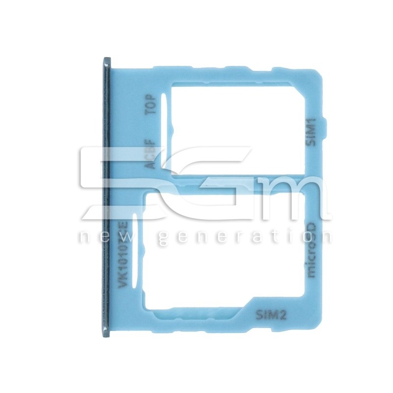Dual Sim Card Tray Awesome Blue Samsung SM-A32 A326