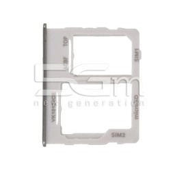 Dual Sim Card Tray Awesome White Samsung SM-A32 A326