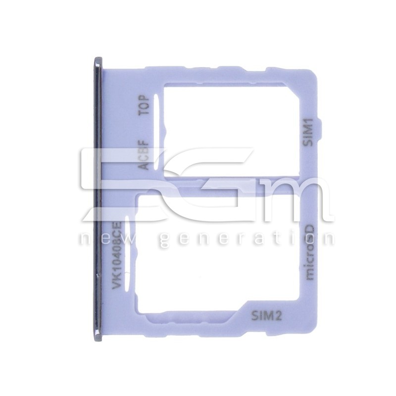 Dual Sim Card Tray Awesome Purple Samsung SM-A32 A326