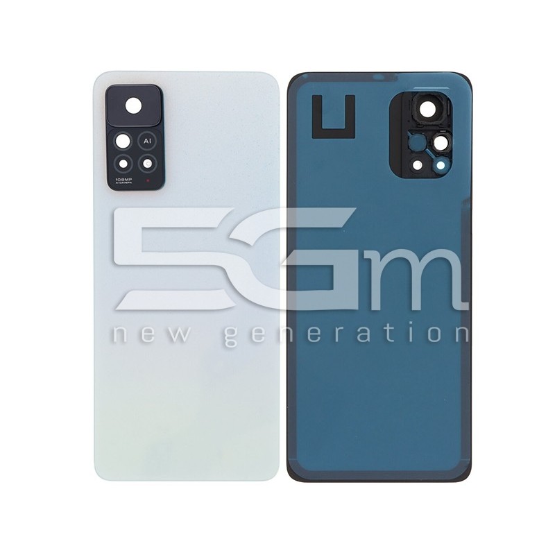 Rear Cover Polar White Xiaomi Redmi Note 11 Pro 4G No Logo