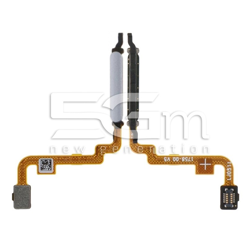 Fingerprint Flex Cable Frost White Xiaomi Redmi Note 10 4G