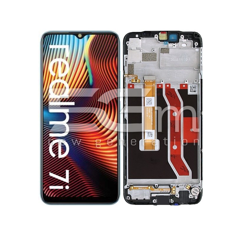 Display Touch + Frame Nero Realme 7i Ori