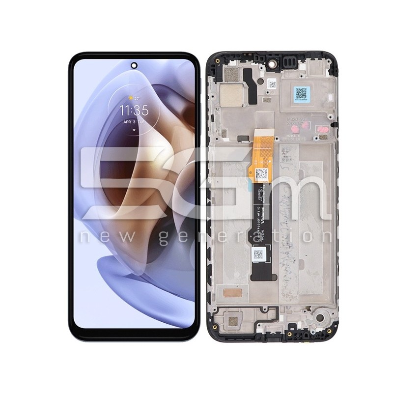 Display Touch + Frame Black Moto G31 (Pulled)