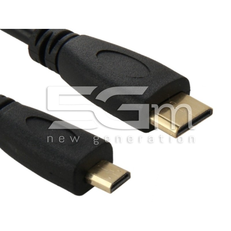 Mini HDMI Male to Micro HDMI Male Adapter Cable 1m