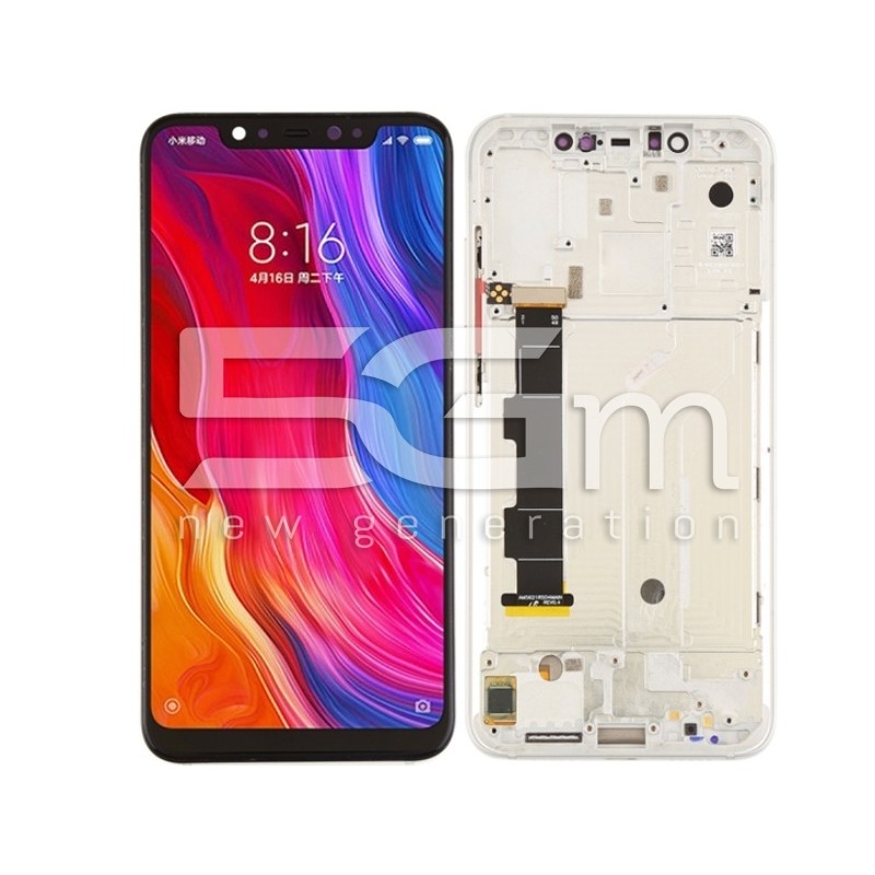 Display Touch + Frame White Xiaomi Mi 8 (OLED)