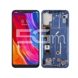Display Touch + Frame Blue Xiaomi Mi 8 (OLED)
