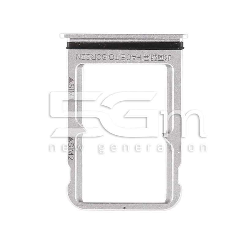 Sim Card + Micro SD Tray Silver Xiaomi Mi 8