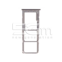 Sim Card + Micro SD Tray Grey Samsung SM-A505 A50