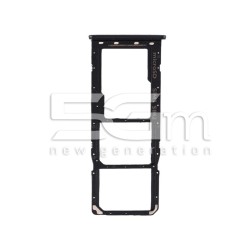 Sim Card + Micro SD Tray Black Samsung SM-A505 A50