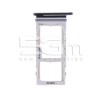 Dual Sim Card + Micro SD Tray Black Samsung SM-G980 S20