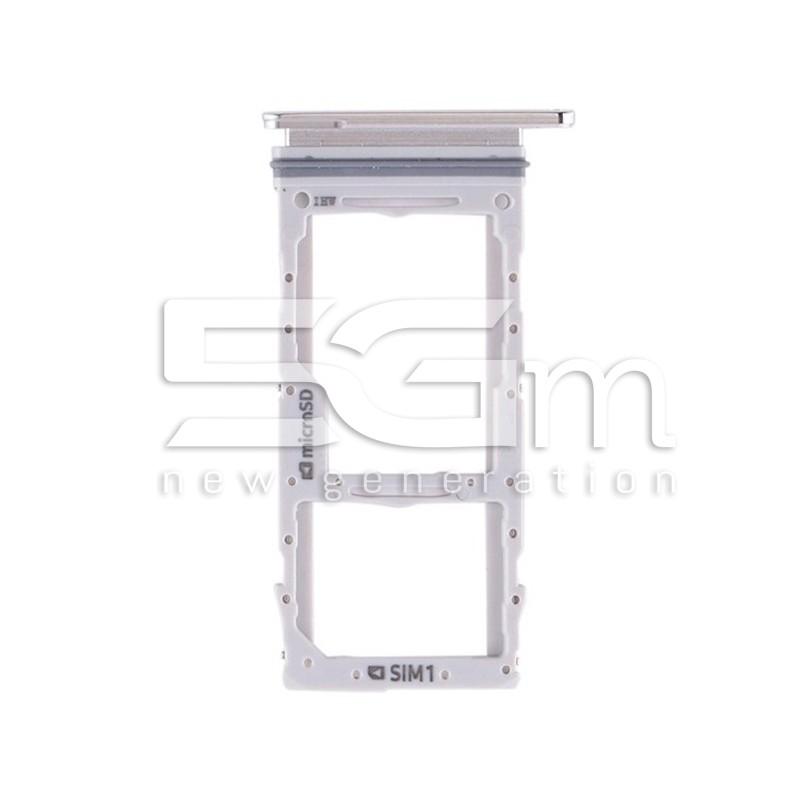 Dual Sim Card + Bandeja Micro SD Branco Samsung SM-G980 S20