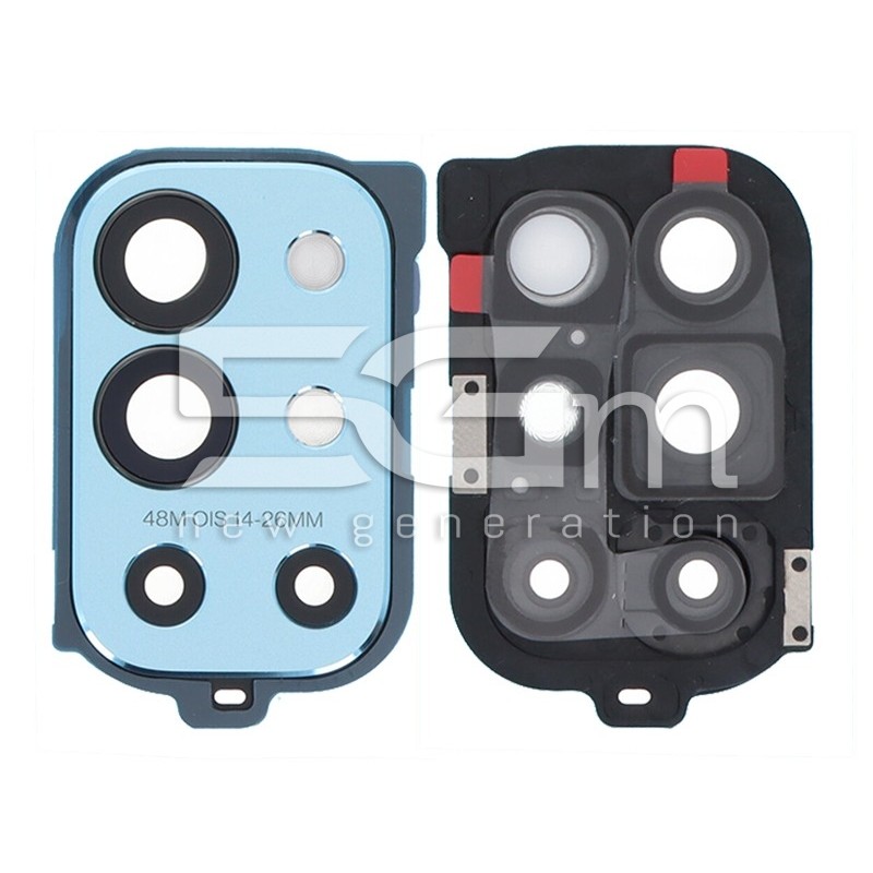 Rear Camera Lens + Frame Lake Blue OnePlus 9R